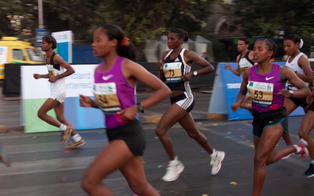 Image of a marathon used to illustrate Writing Marathon group exercise
